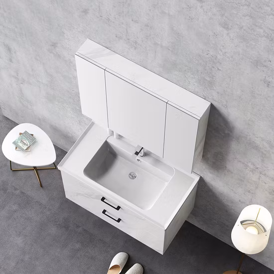 Konkurrenzfähiger Preis direkt Massivholz-Badezimmermöbel-Badezimmerschrank