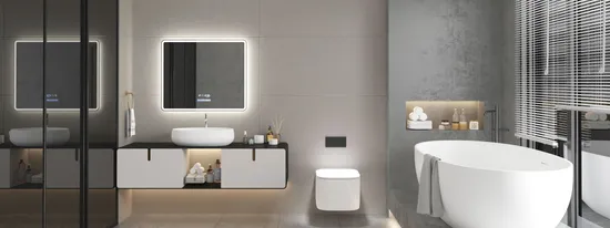 Rahmenspiegel Mattschwarz Große Ansicht